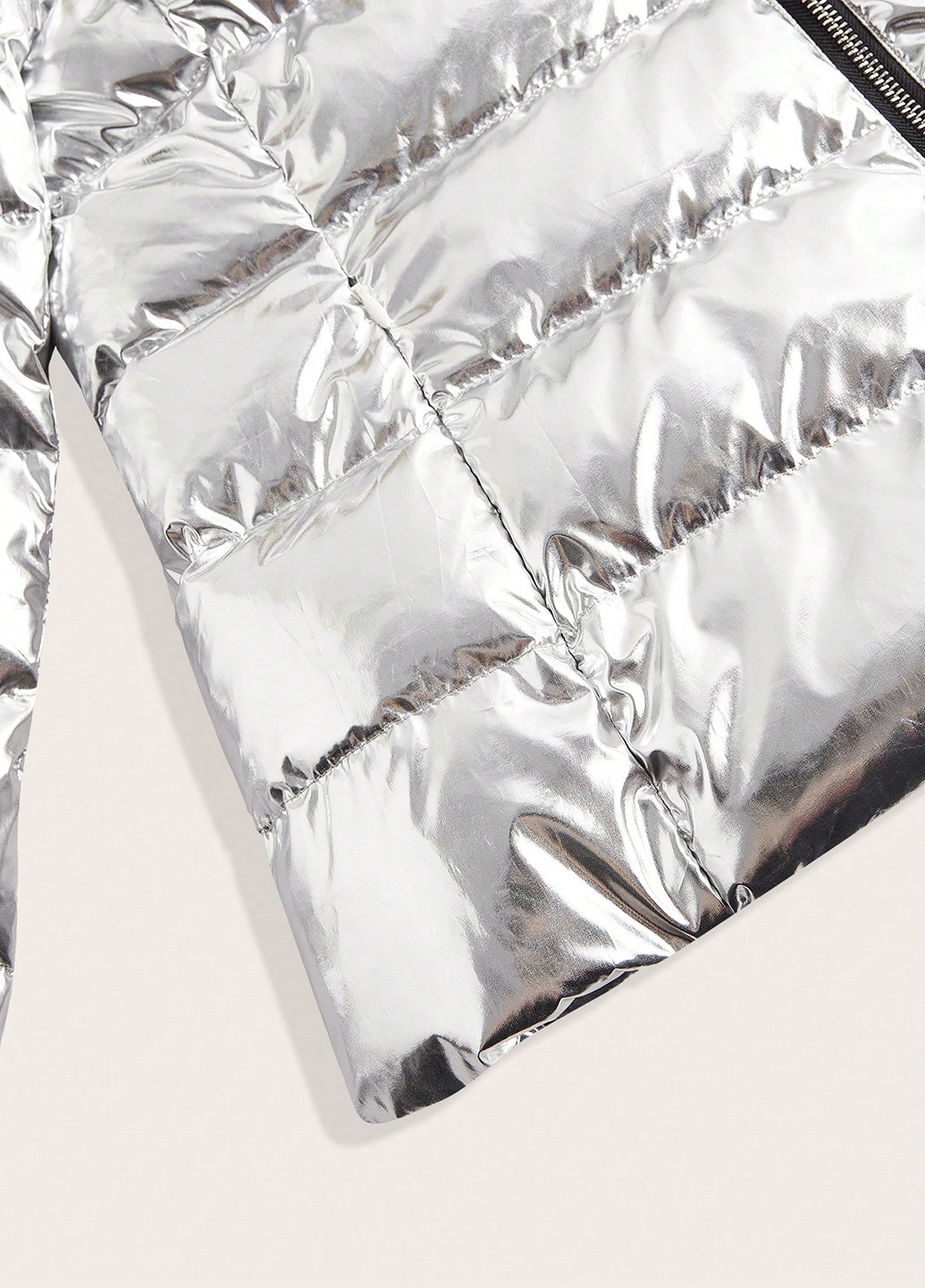 Срібна зимня куртка SHEIN