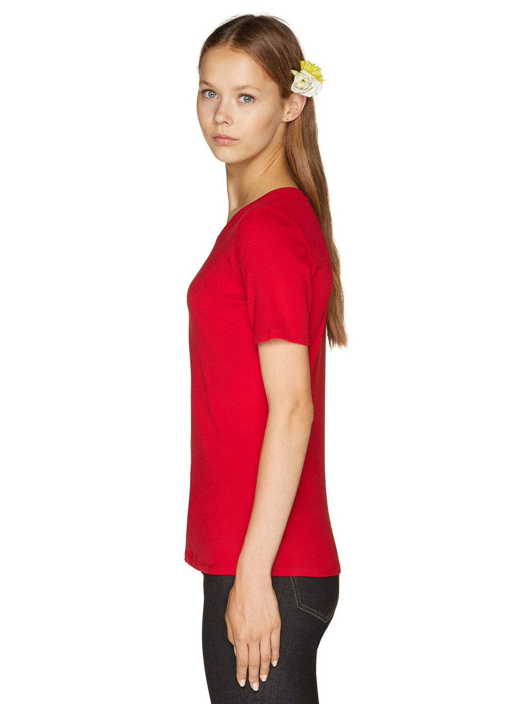 Красная летняя футболка United Colors of Benetton