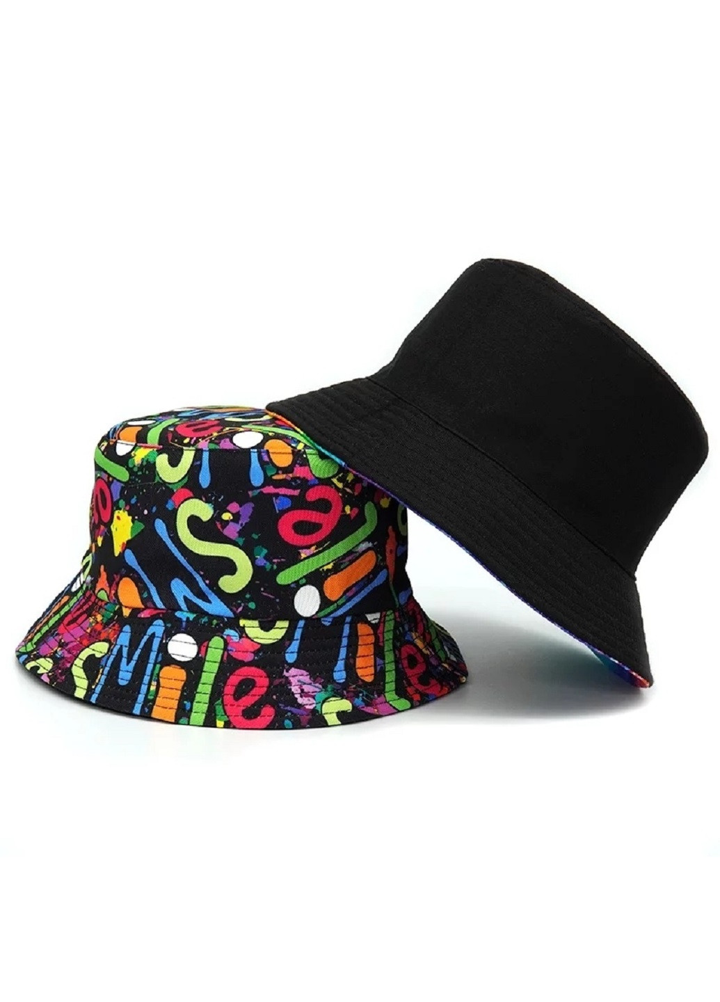 Панама двостороння Smile Посмішка унісекс NoName Панама (250515550)