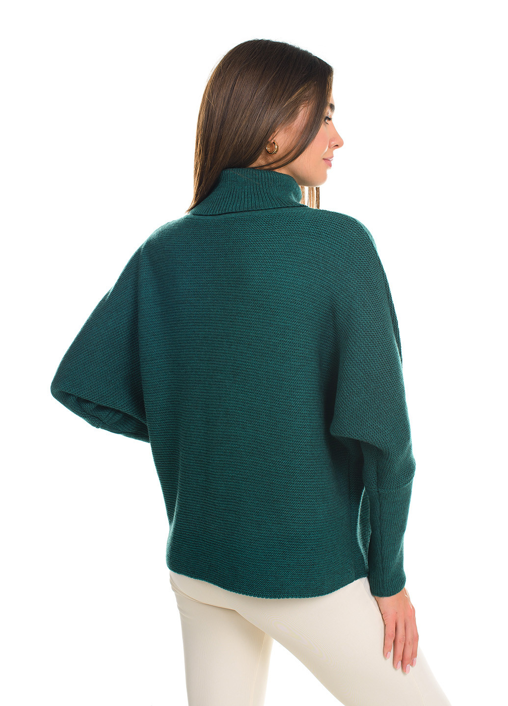 Темно-зеленый демисезонный свитер SVTR