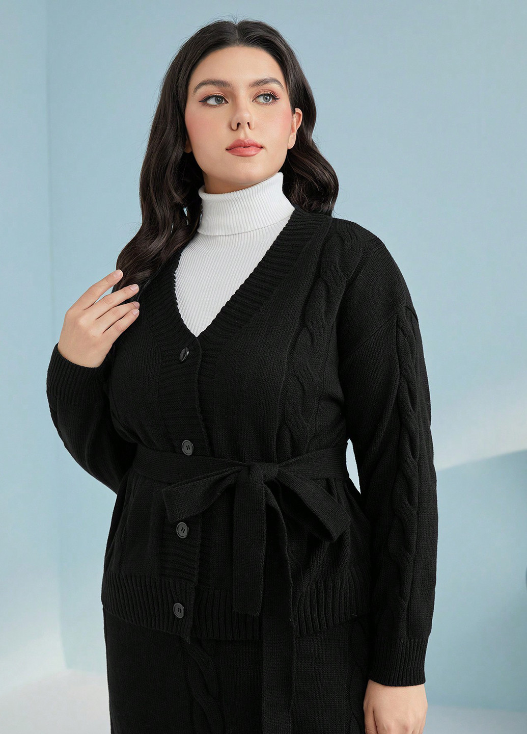 Костюм (кардиган, юбка) SHEIN (316736760)