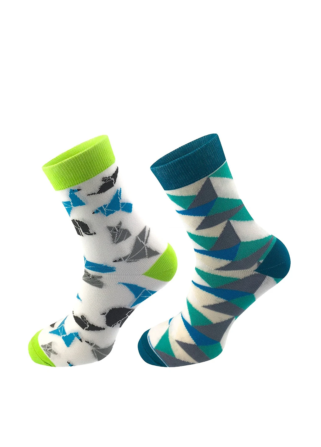 Комбіновані носки (2 пары) Mo-Ko-Ko Socks малюнки (25436308)