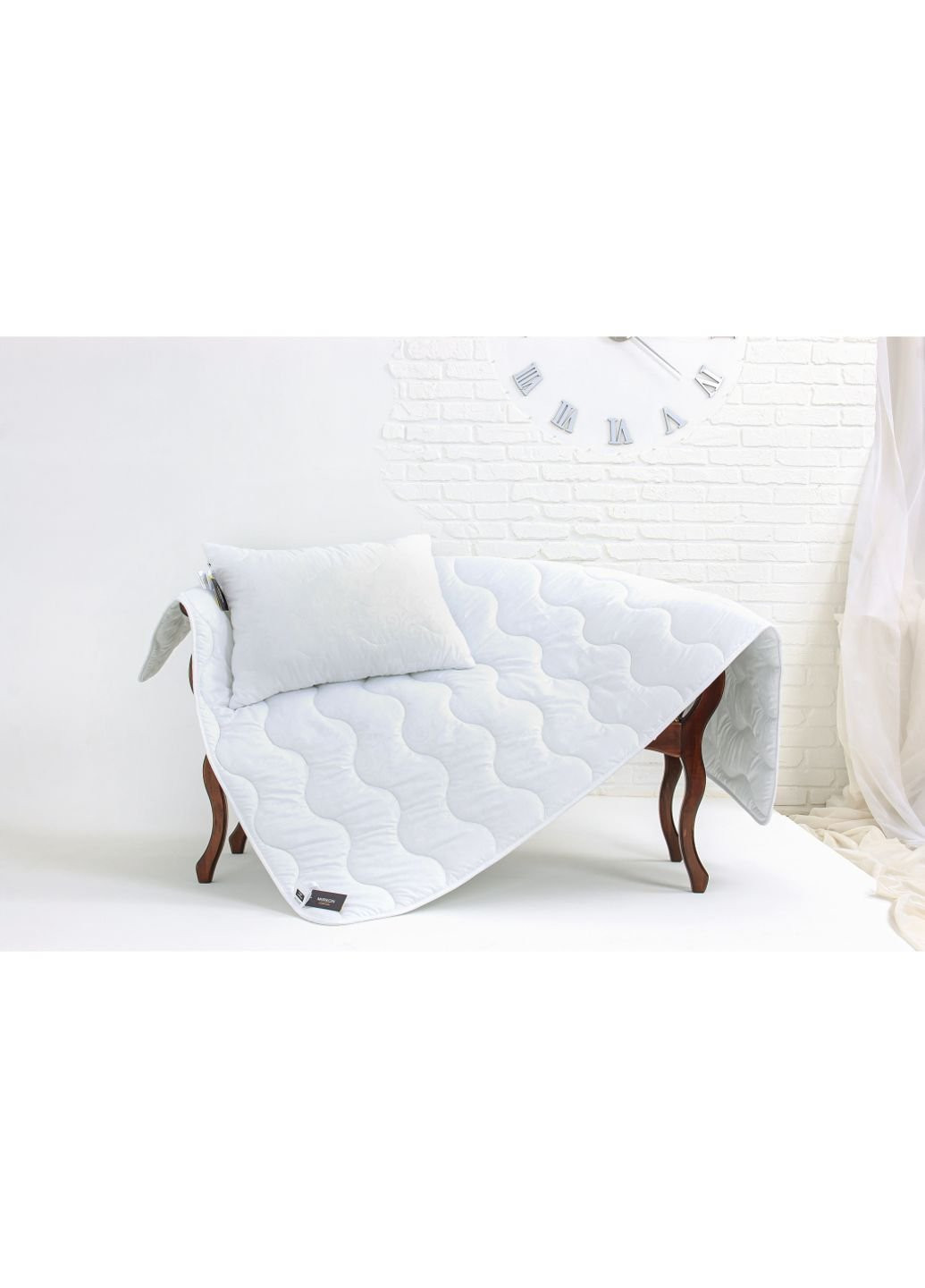 Одеяло MirSon Набор с Тенсель Всесезонный №1669 Eco Light White Одеяло + п (2200002657600) No Brand (254012944)