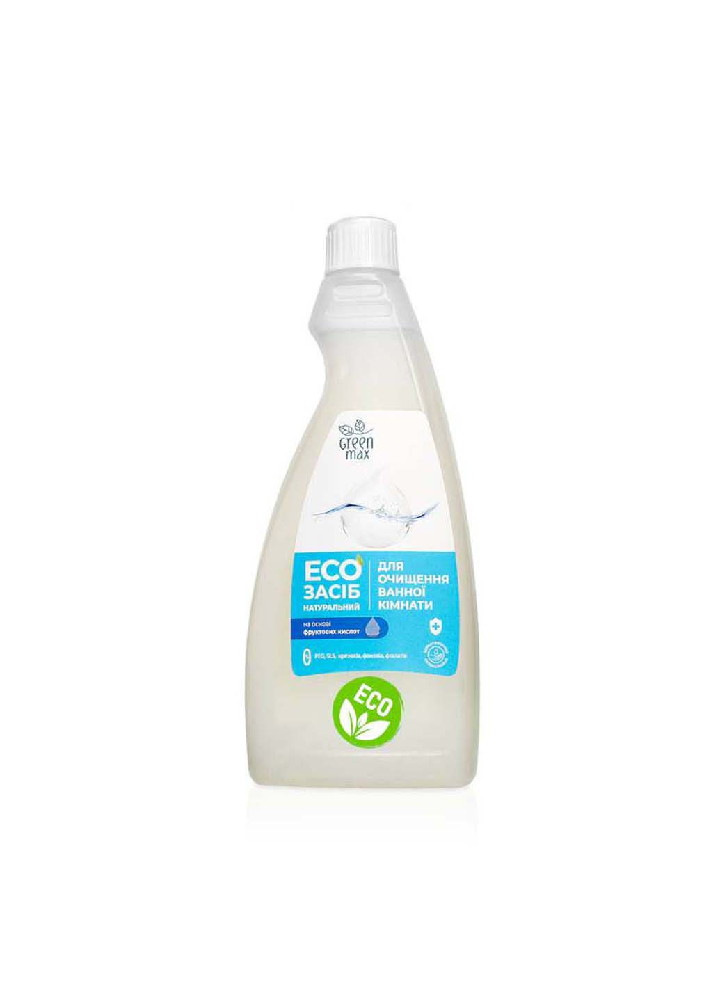 ЭКО средство для очистки ванной комнаты натуральный 500 мл без распылителя Green Max (255089047)