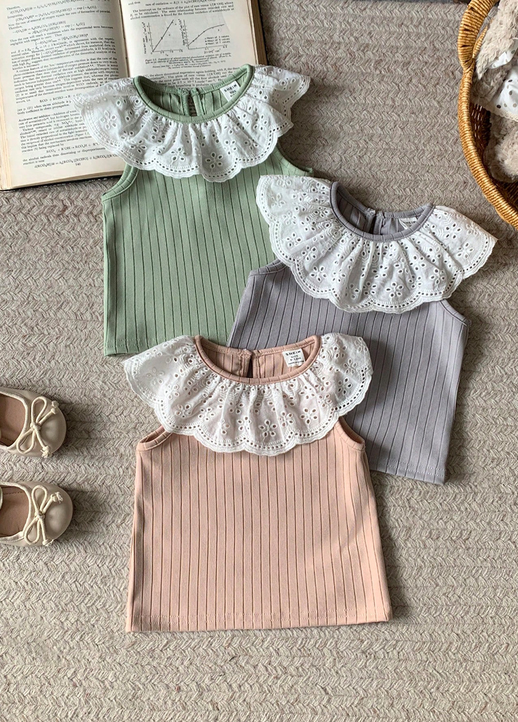 Майка (3 шт.) SHEIN (367017835)