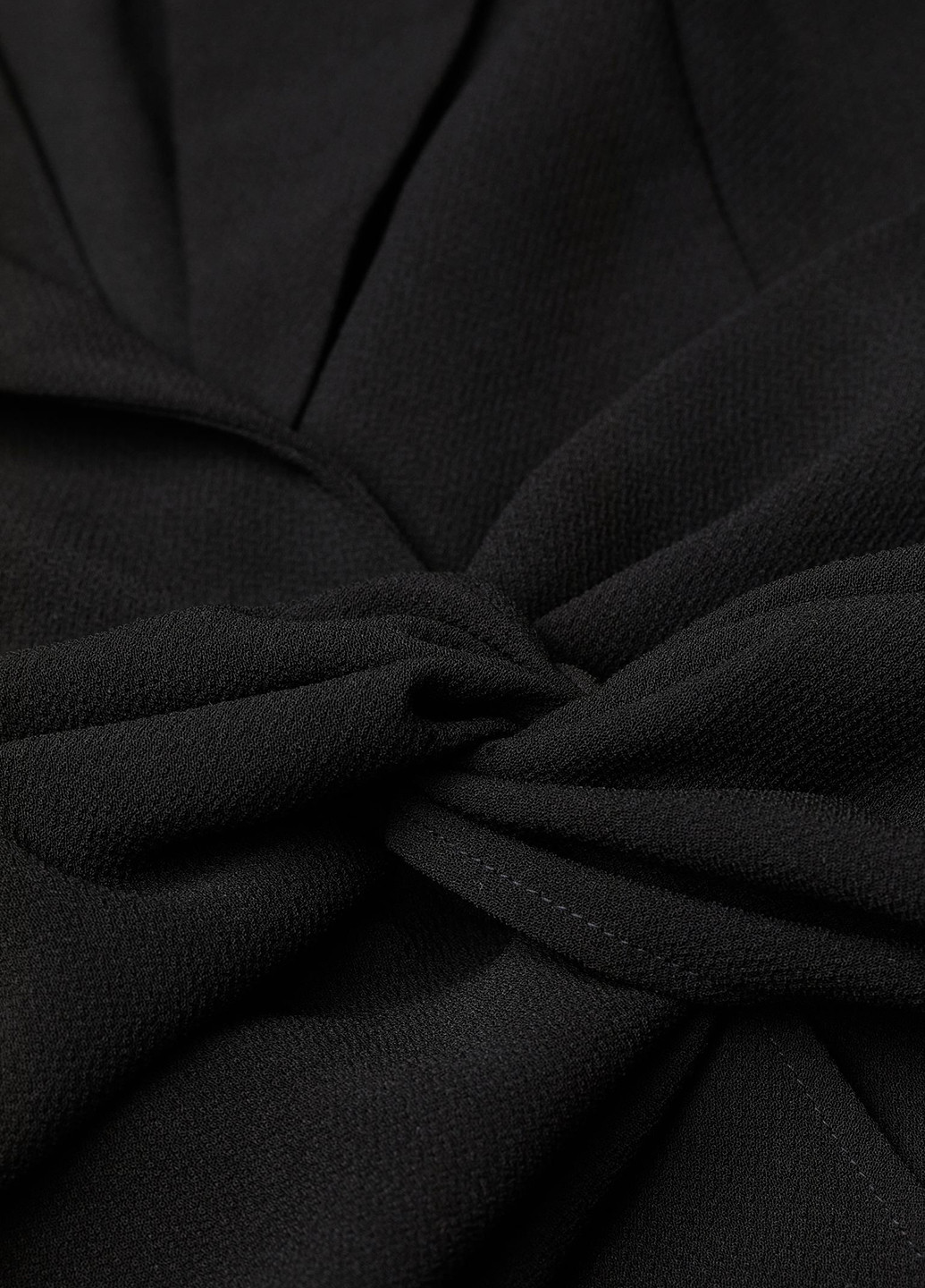 Черное деловое платье платье-жакет H&M однотонное