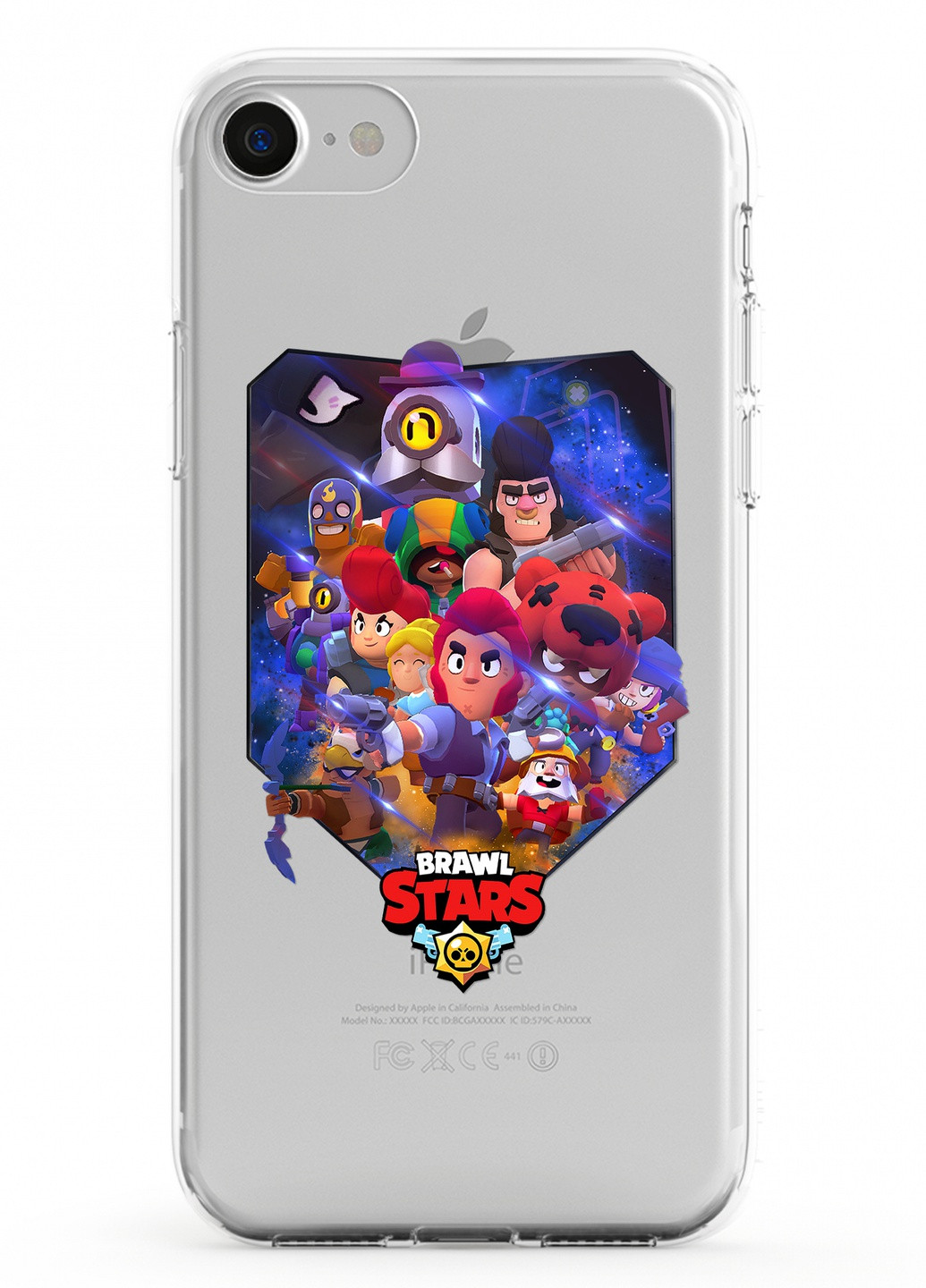 Чехол силиконовый Apple Iphone 8 Бравл Старс (Brawl Stars) (6151-1003) MobiPrint (219284151)