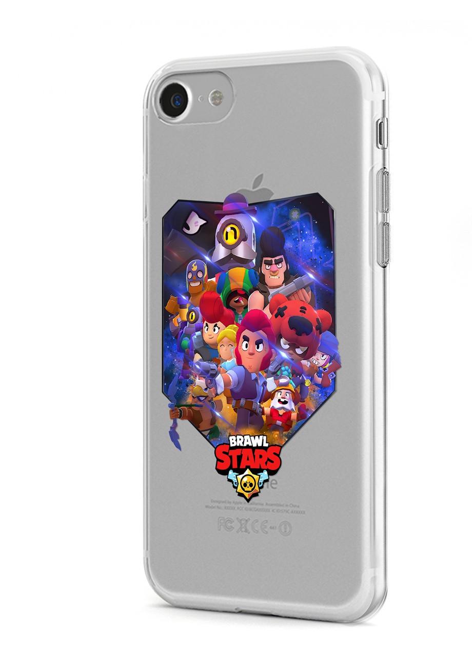 Чехол силиконовый Apple Iphone 8 Бравл Старс (Brawl Stars) (6151-1003) MobiPrint (219284151)