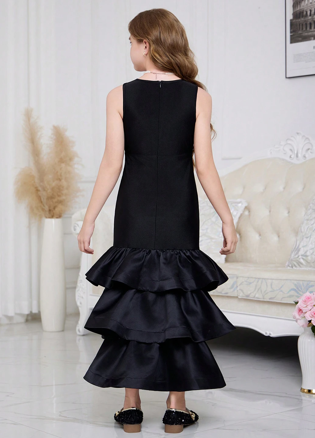 Чорна сукня SHEIN (331738816)
