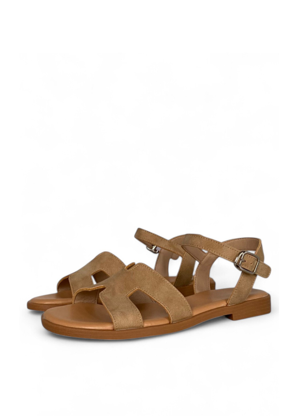 Песочные босоножки Melanda.M с ремешком