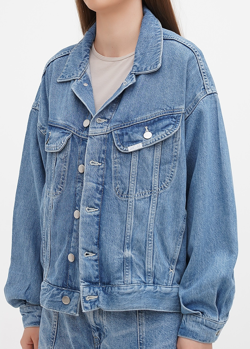 Синяя демисезонная куртка H&M