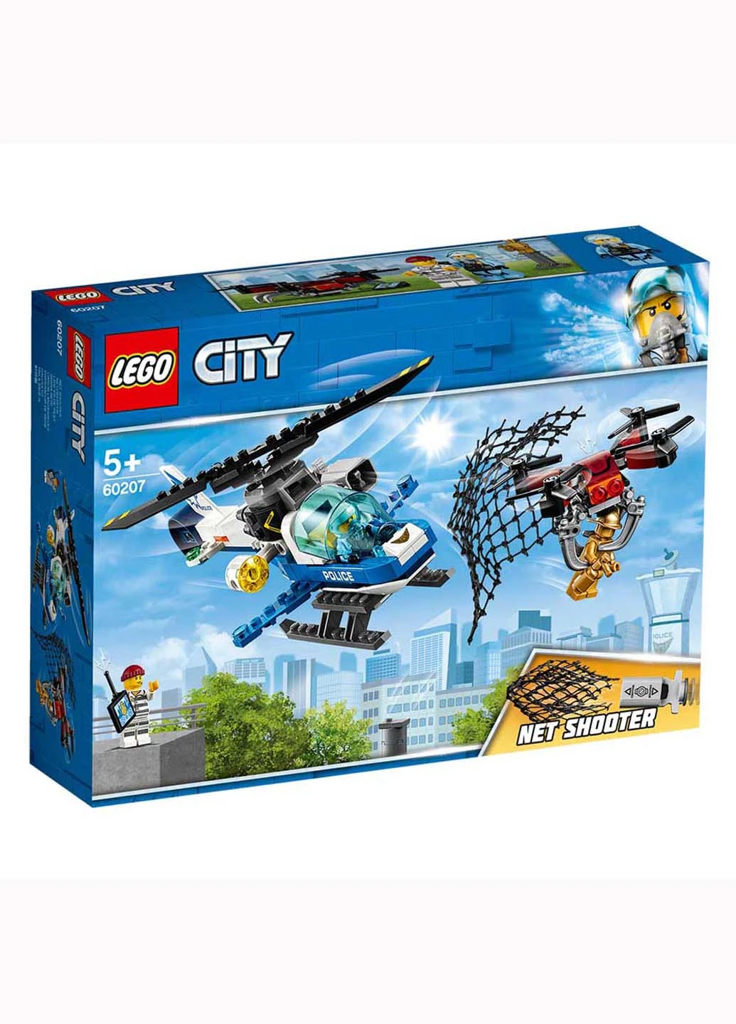 Конструктор Lego City Воздушная полиция преследование с дроном 192 элемента (207382931)