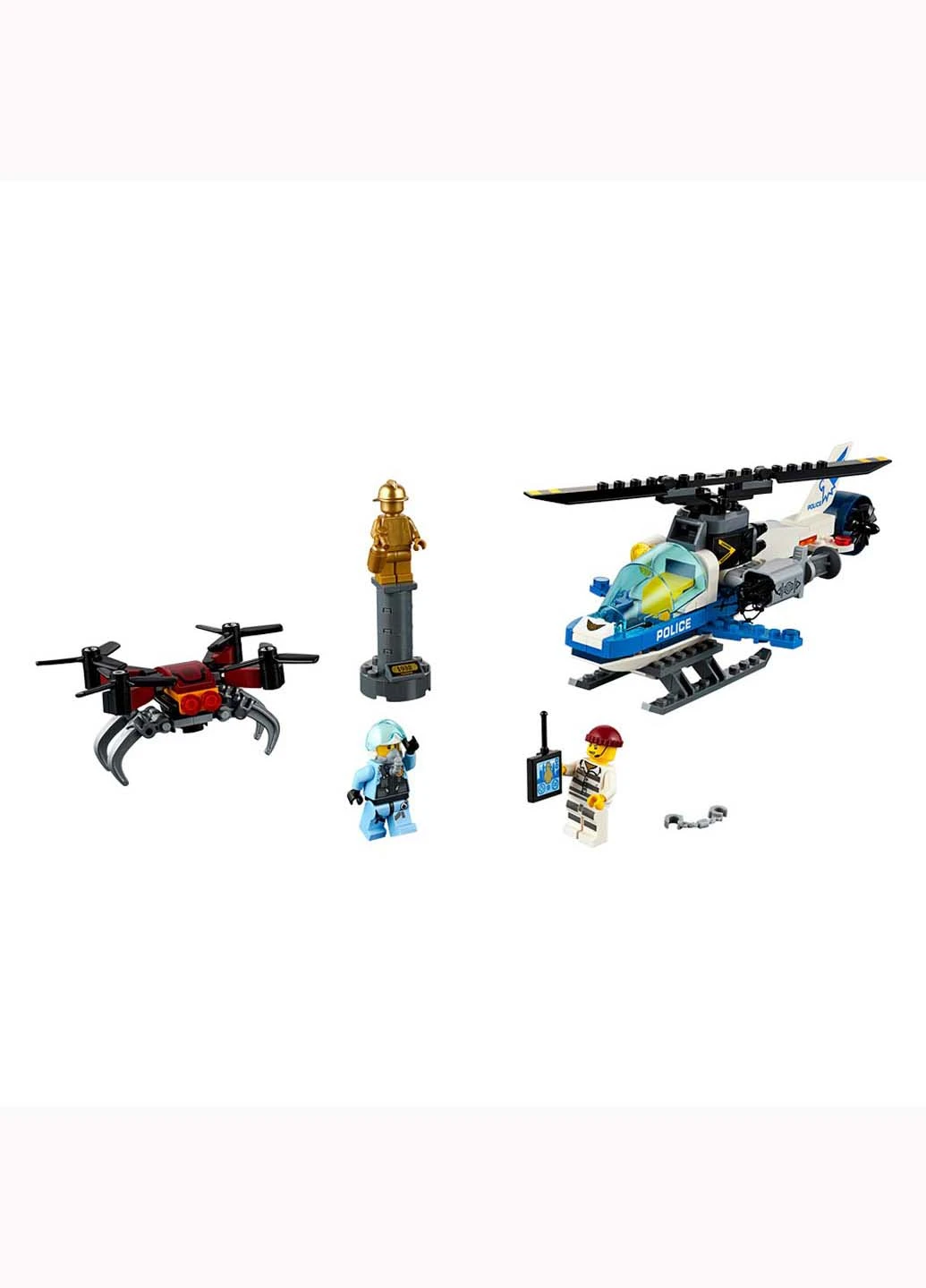 Конструктор Lego City Воздушная полиция преследование с дроном 192 элемента (207382931)