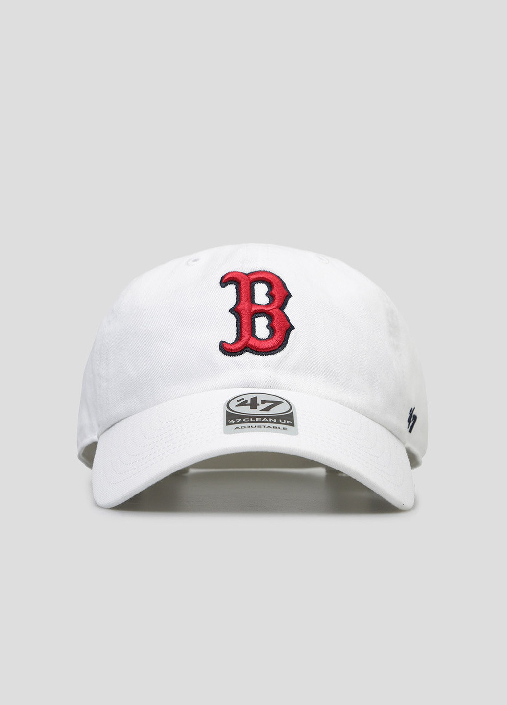 Белая кепка с логотипом Clean Up Red Sox 47 Brand (253563866)
