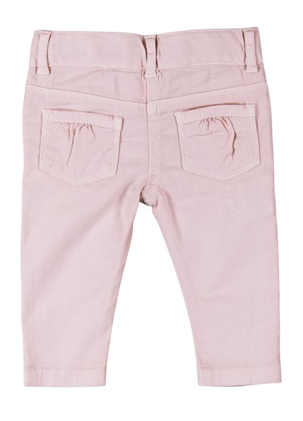 Светло-розовые кэжуал демисезонные со средней талией брюки Boboli