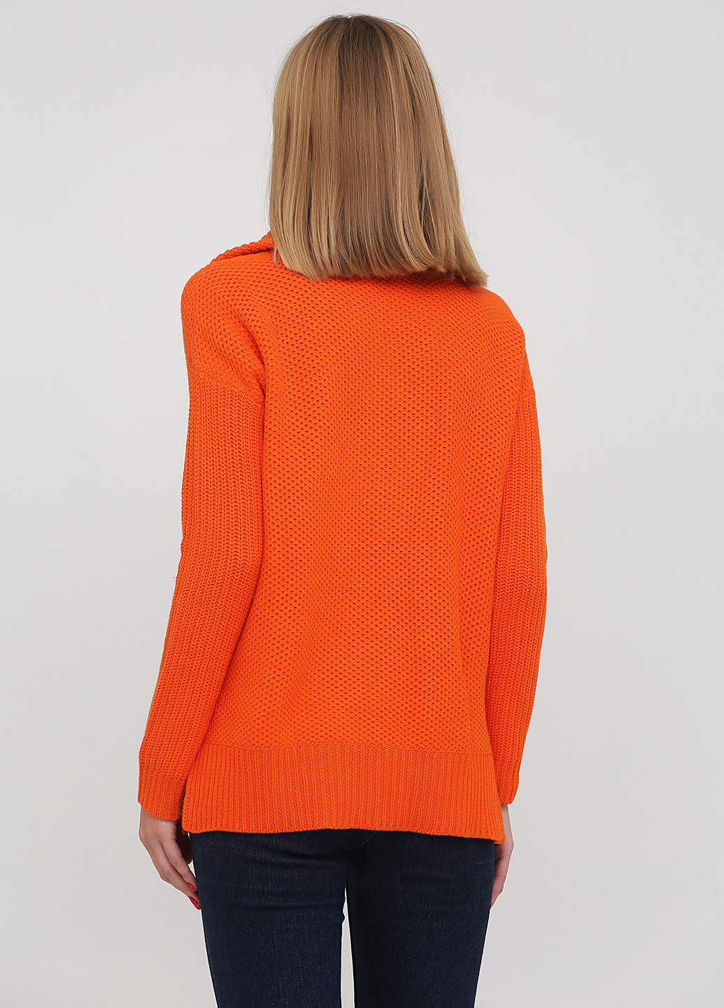 Помаранчевий демісезонний светр пуловер Ralph Lauren