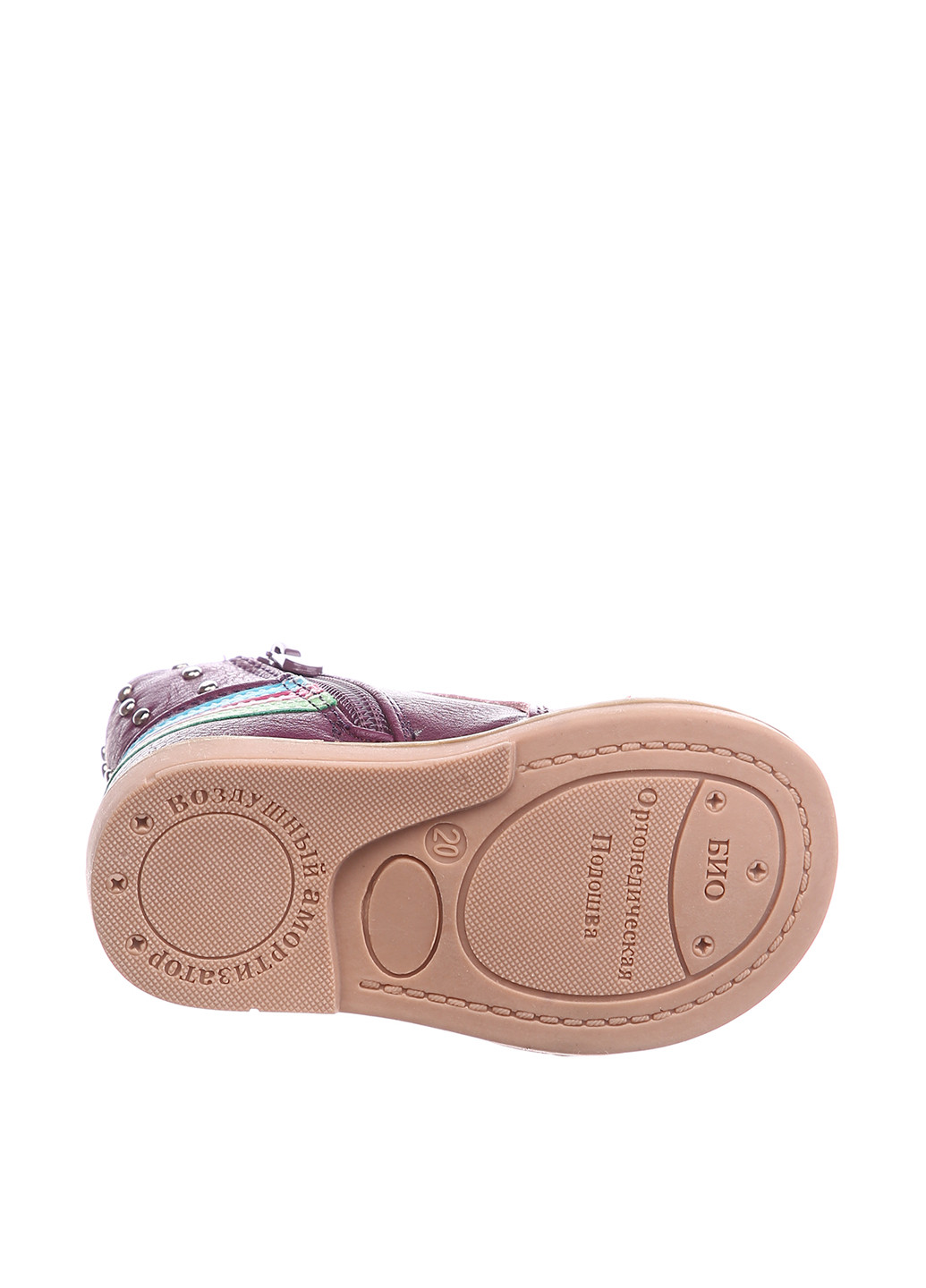 Фиолетовые кэжуал осенние ботинки Шалунишка