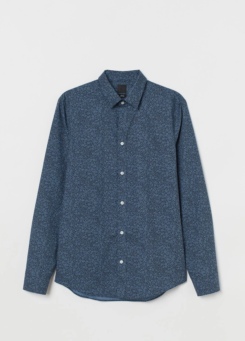 Синяя рубашка H&M