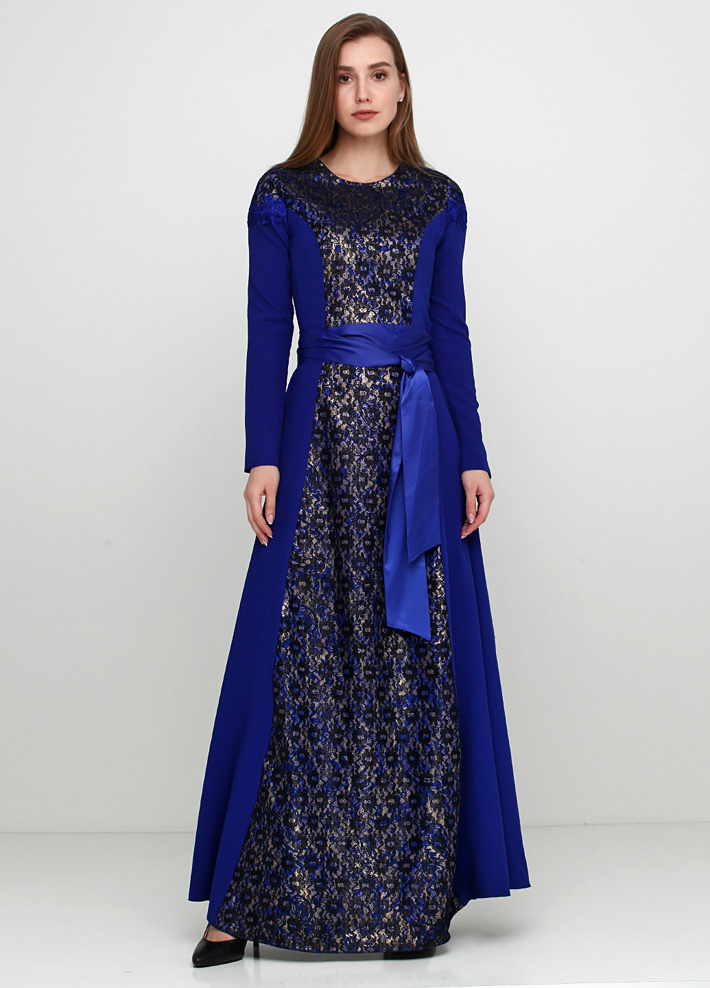 Синее вечернее платье Imperial