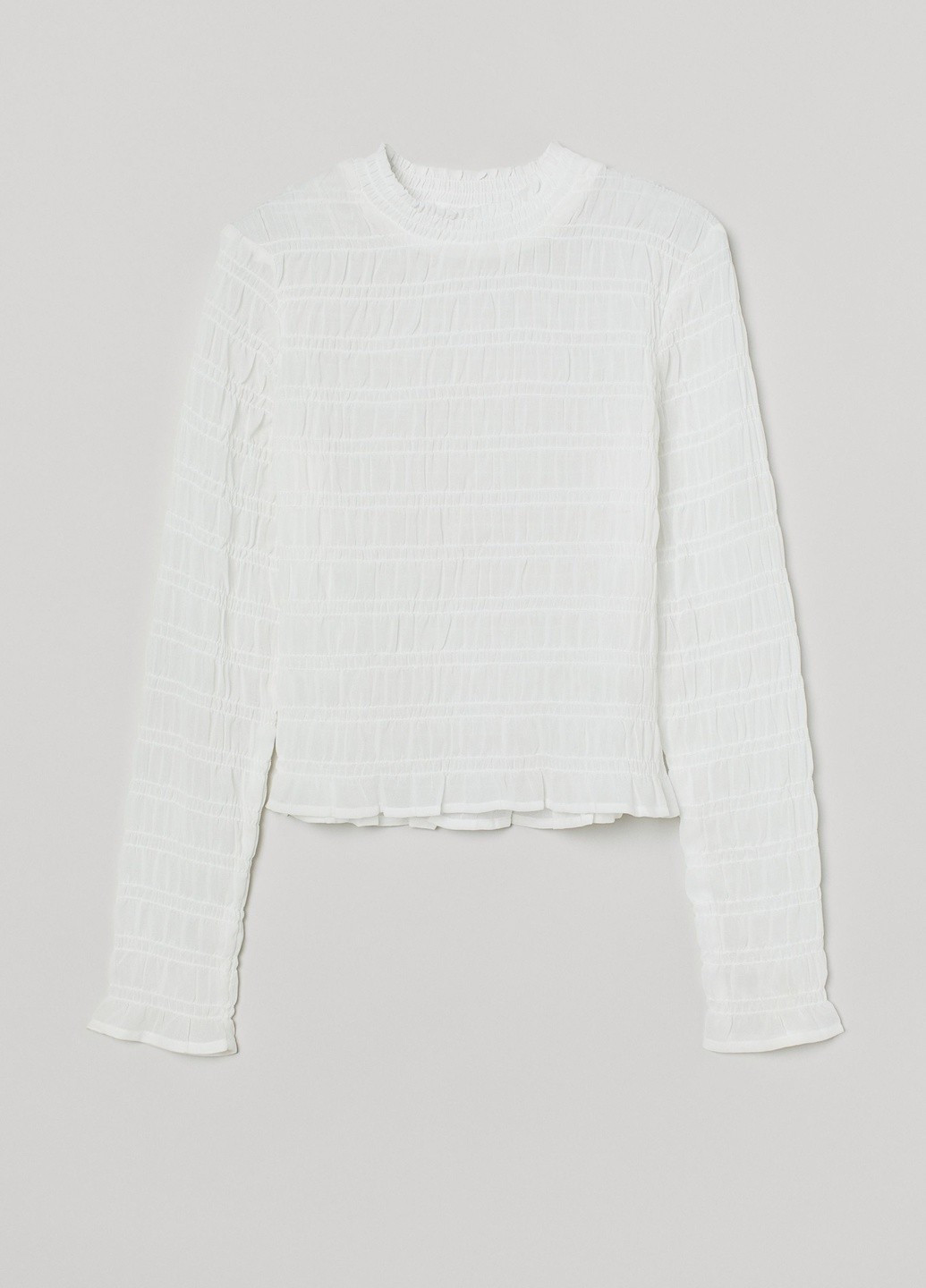 Белая демисезонная блуза H&M