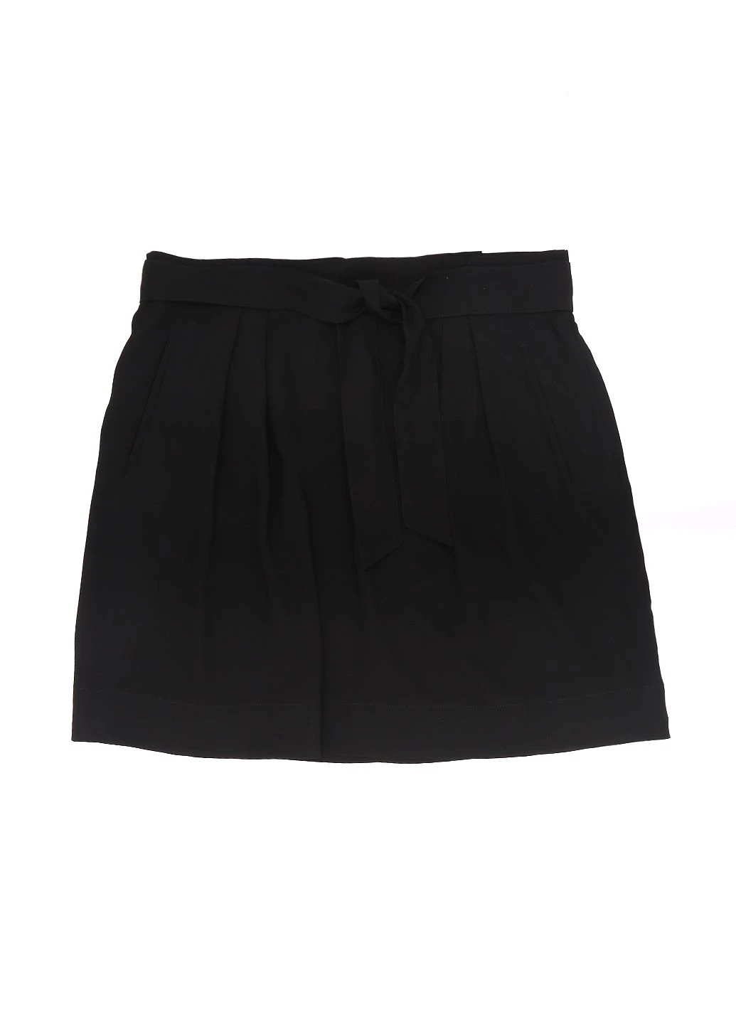 Черная однотонная юбка H&M