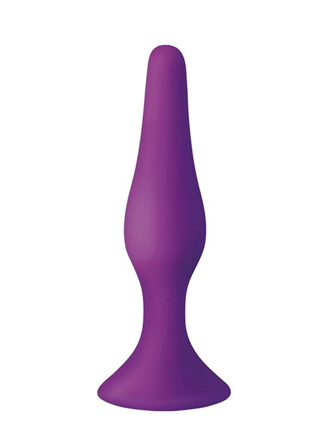 Анальная пробка на присоске Attraction Toys №34 Purple, длина 12,5см, диаметр 3,2см MAI (254953799)