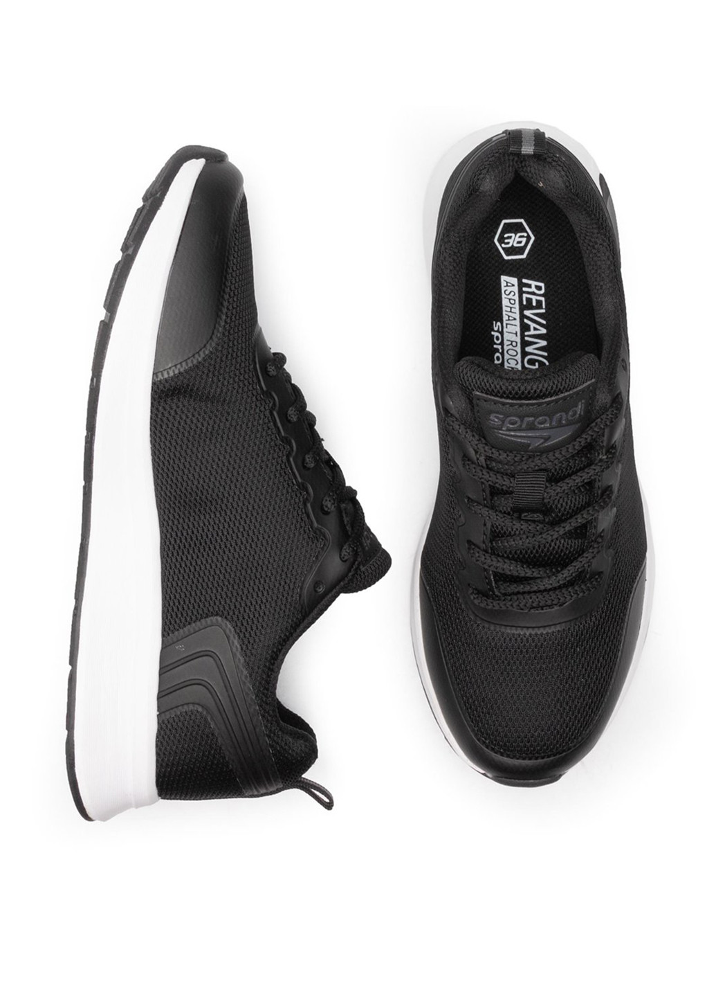 Черные демисезонные кросівки Sprandi WP07-91166-01