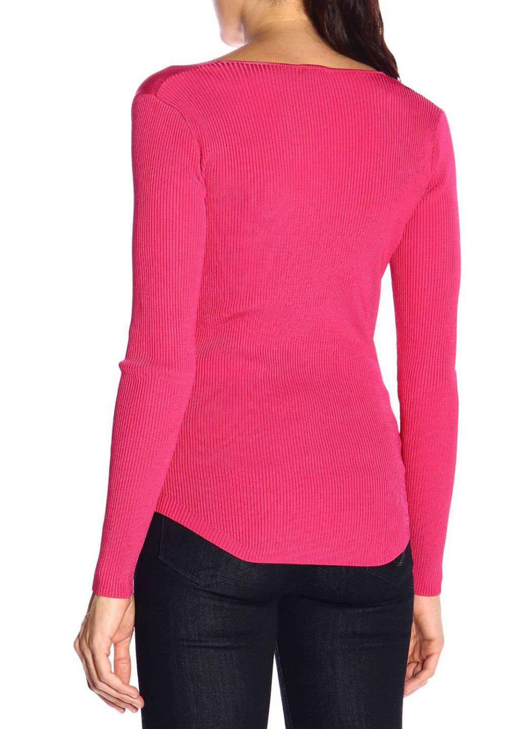 Малиновый демисезонный пуловер пуловер Pinko