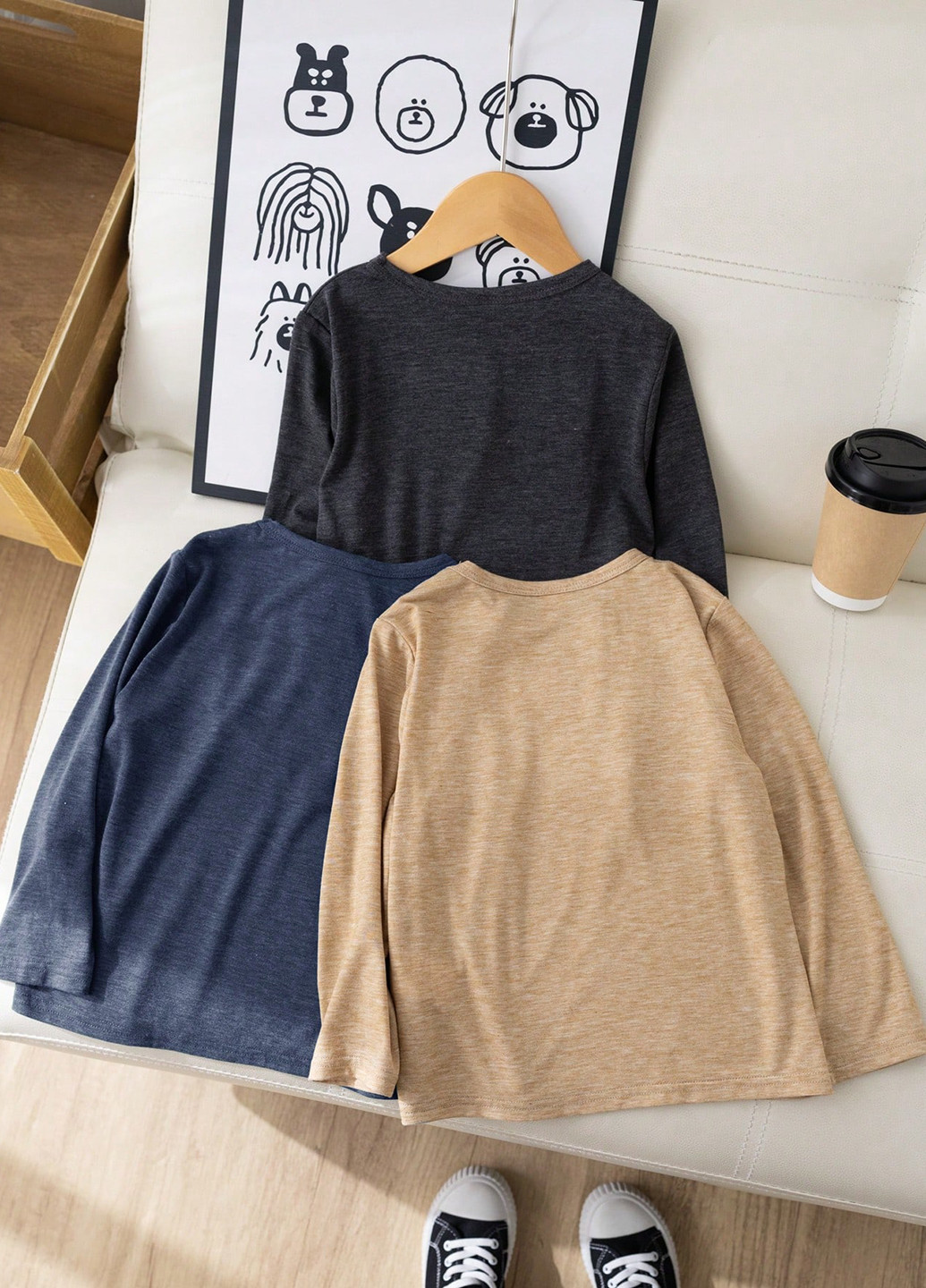 Лонгслів (3шт.) SHEIN (331536365)