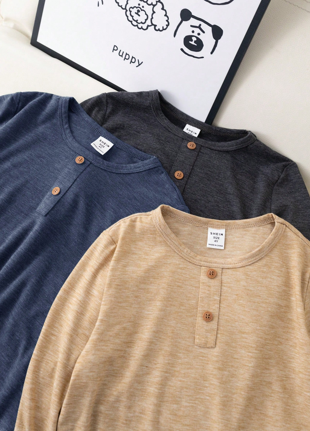 Лонгслів (3шт.) SHEIN (331536365)