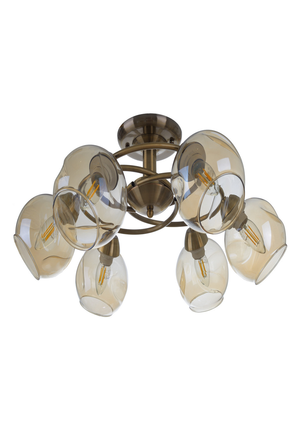 Люстра LK-683S/6 E27 AB Brille (193196133)