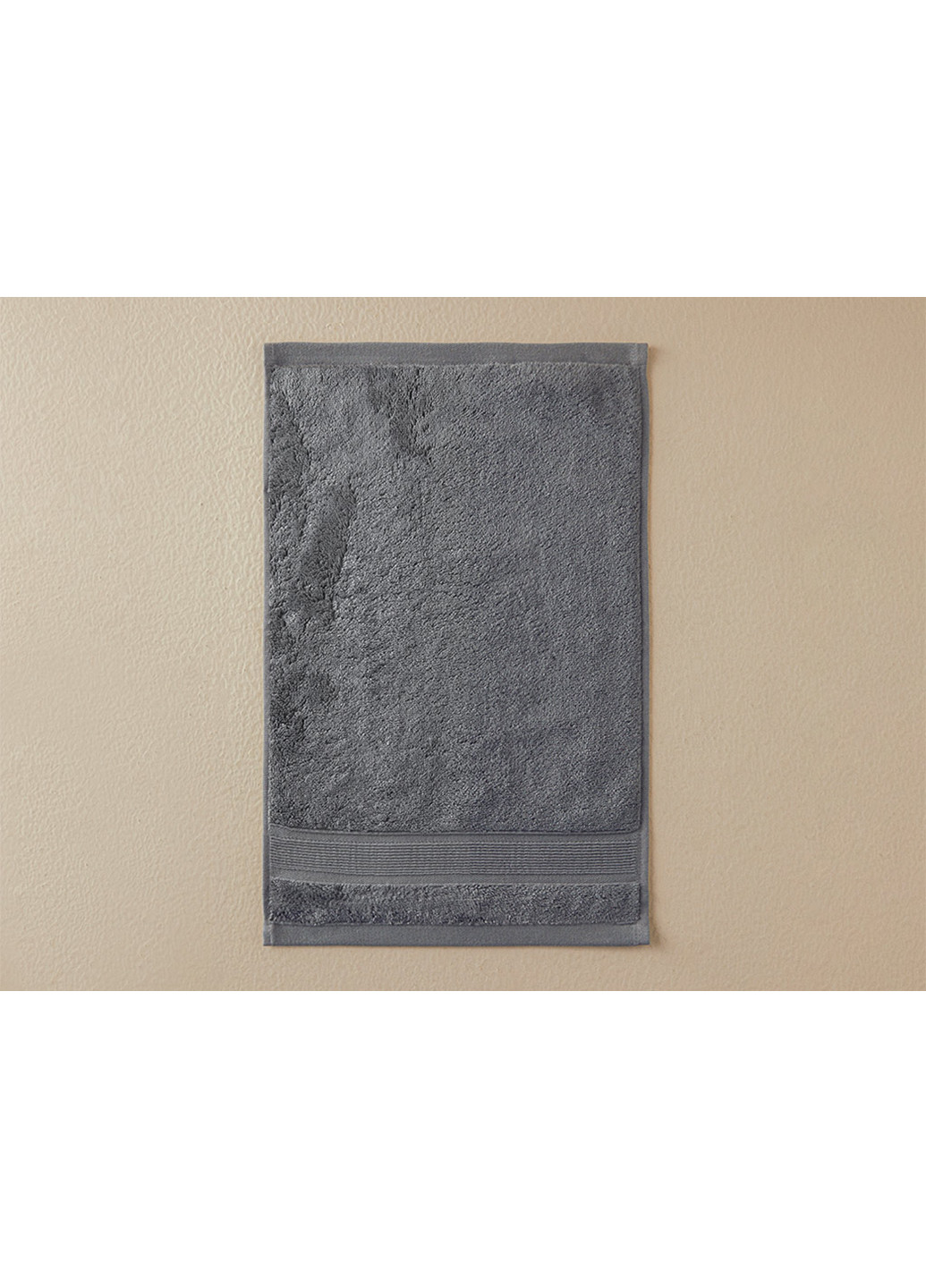 English Home полотенце для рук, 30х45 см однотонный темно-серый производство - Турция