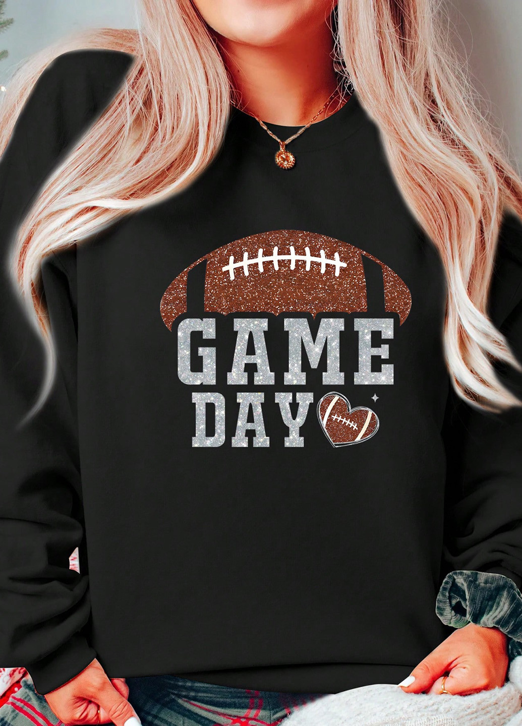 Черный свитшот SHEIN надпись без декора (342068142)