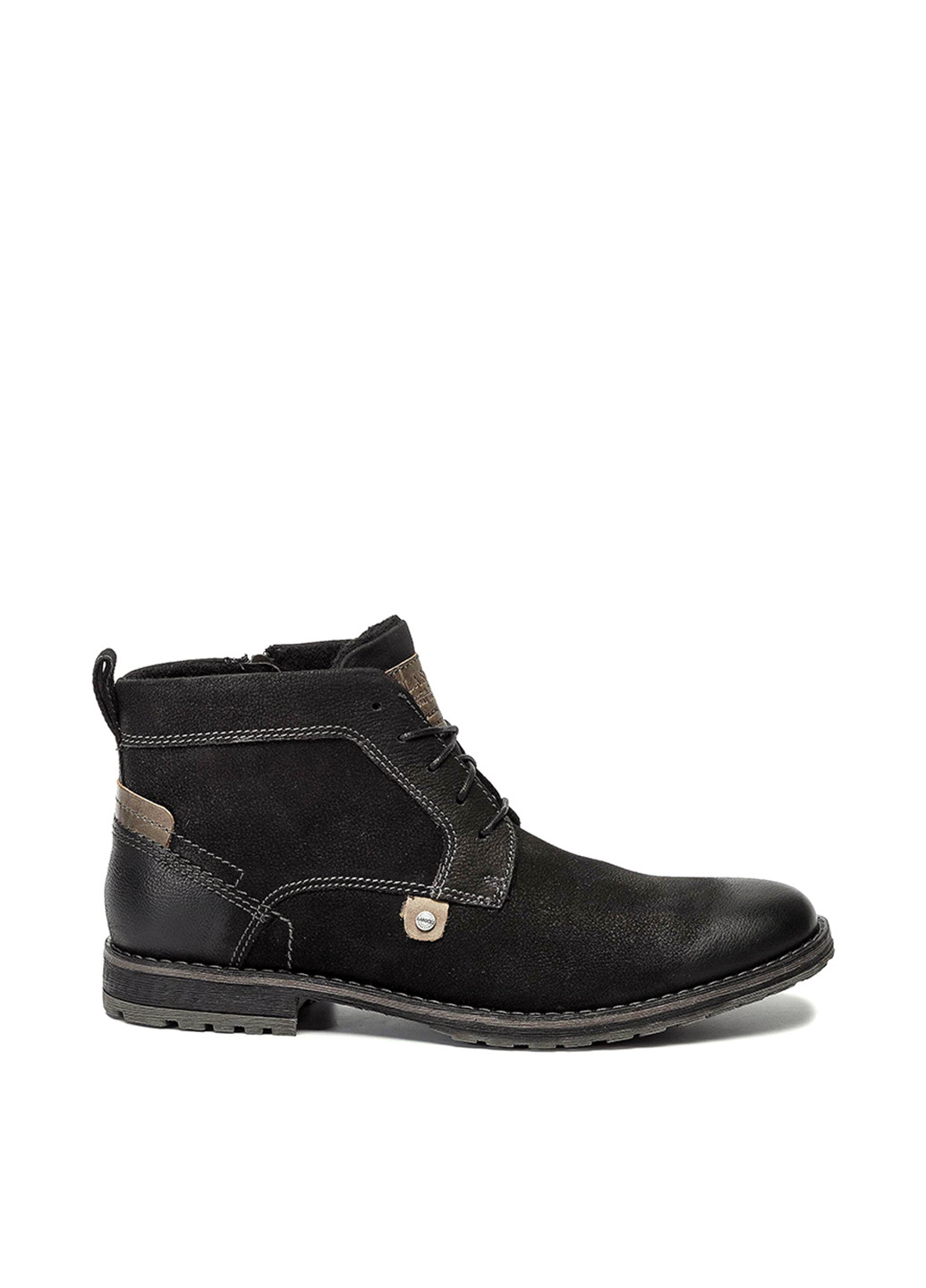 Черные осенние черевики lasocki for men mb-bor-04 Lasocki for men
