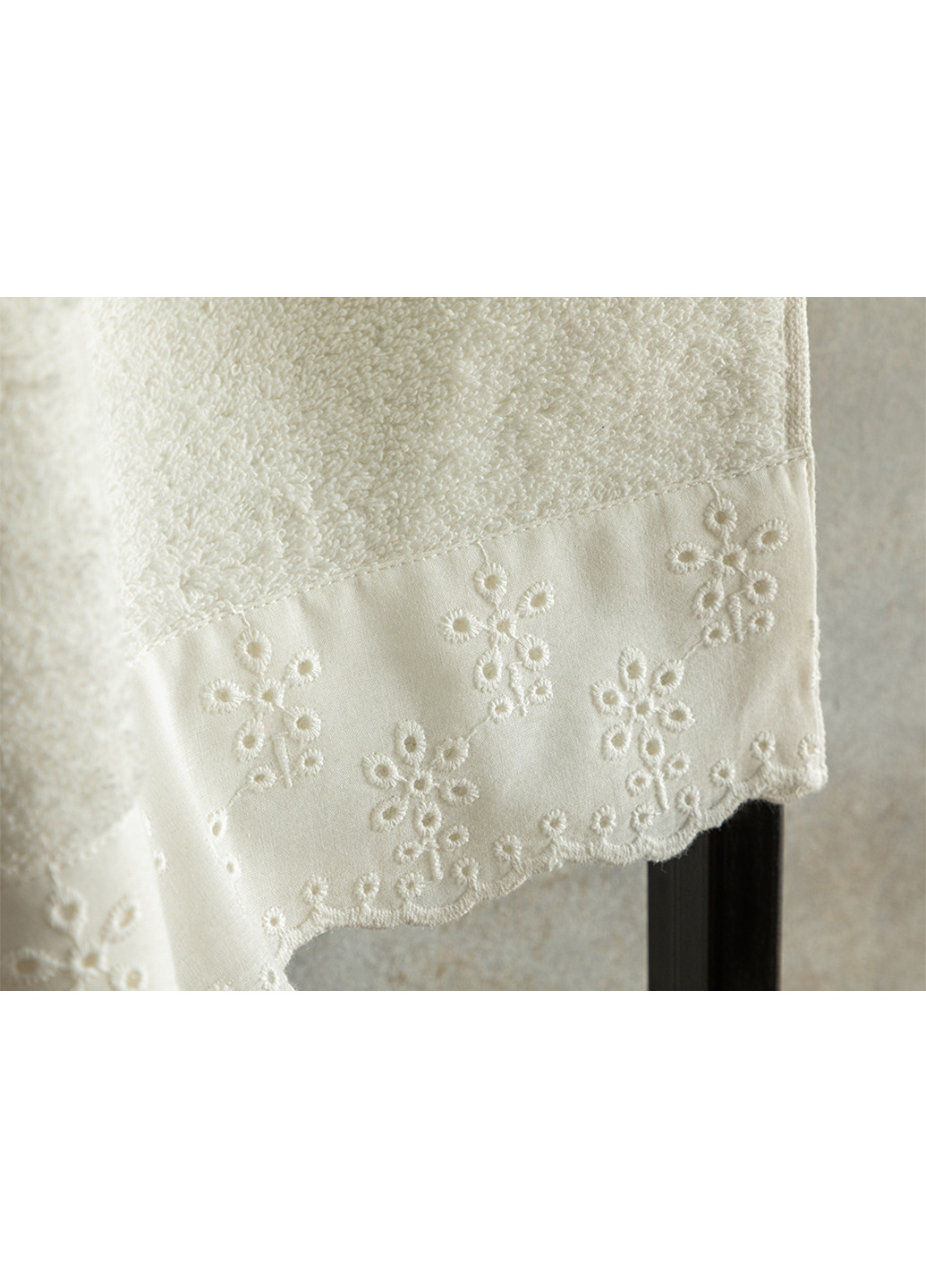 English Home полотенце, 50х70 см однотонный белый производство - Турция