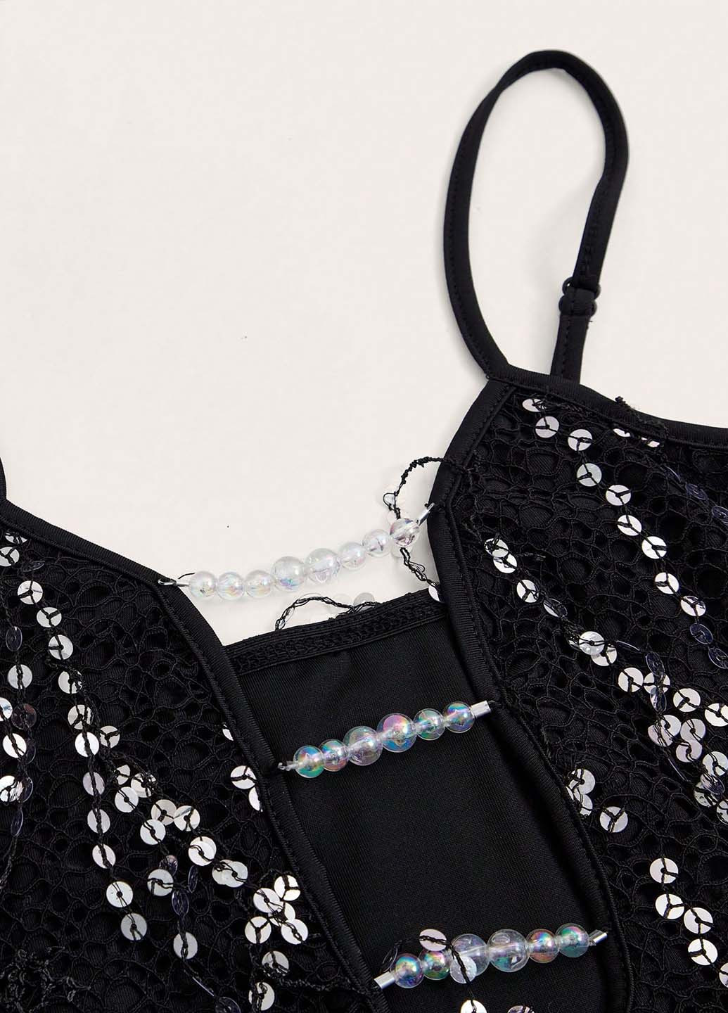 Черное вечернее, откровенный платье силуэтная SHEIN однотонное