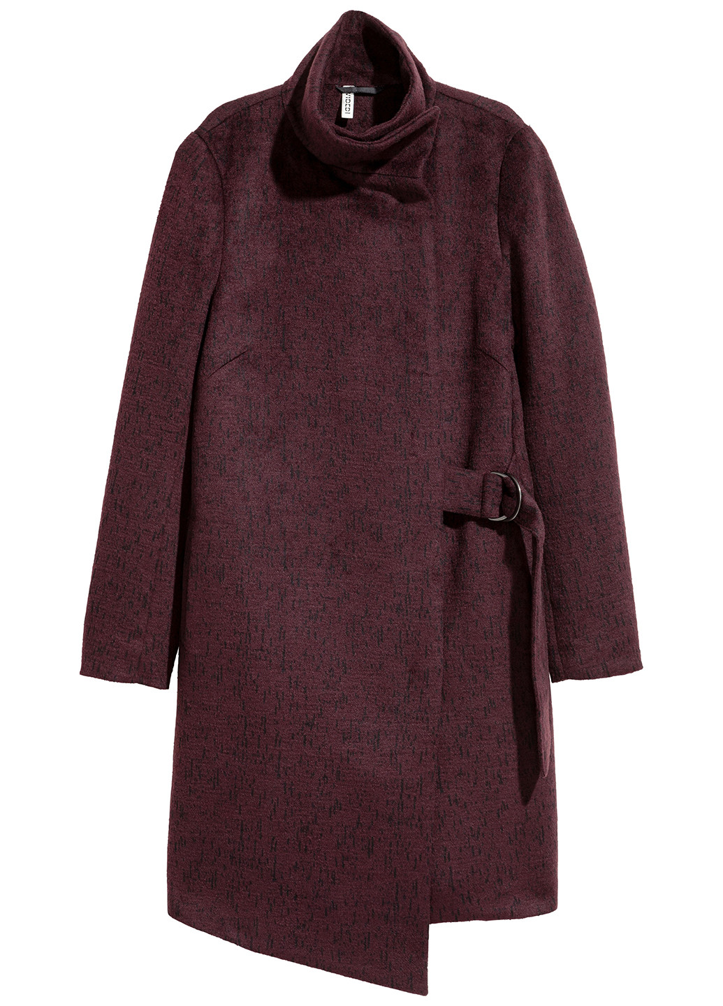 Темно-бордовое Пальто демисезон,бордовый-черный, Divided H&M