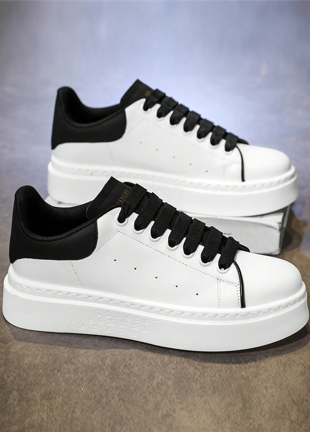 Чорно-білі Осінні кросівки SHEIN