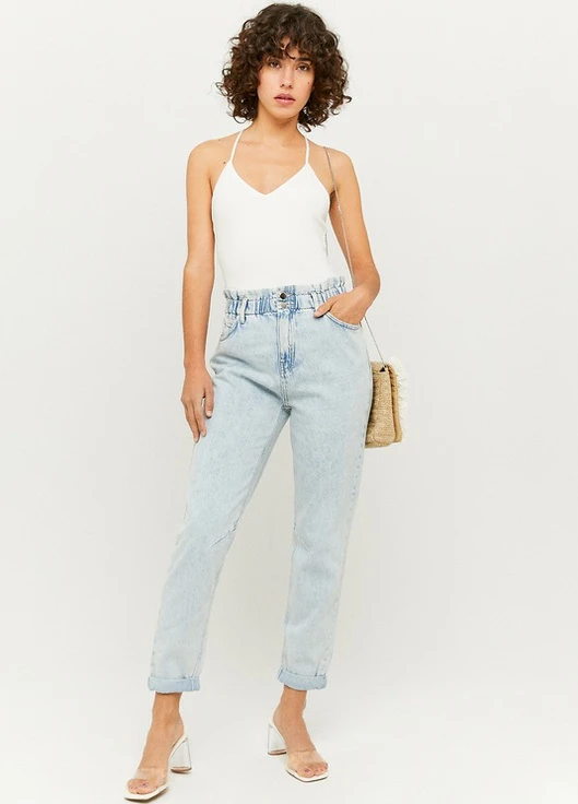 Джинсы Skinny Jeans - PAPERBAG SLIM LEG PANT Tally Weijl - (228499675)