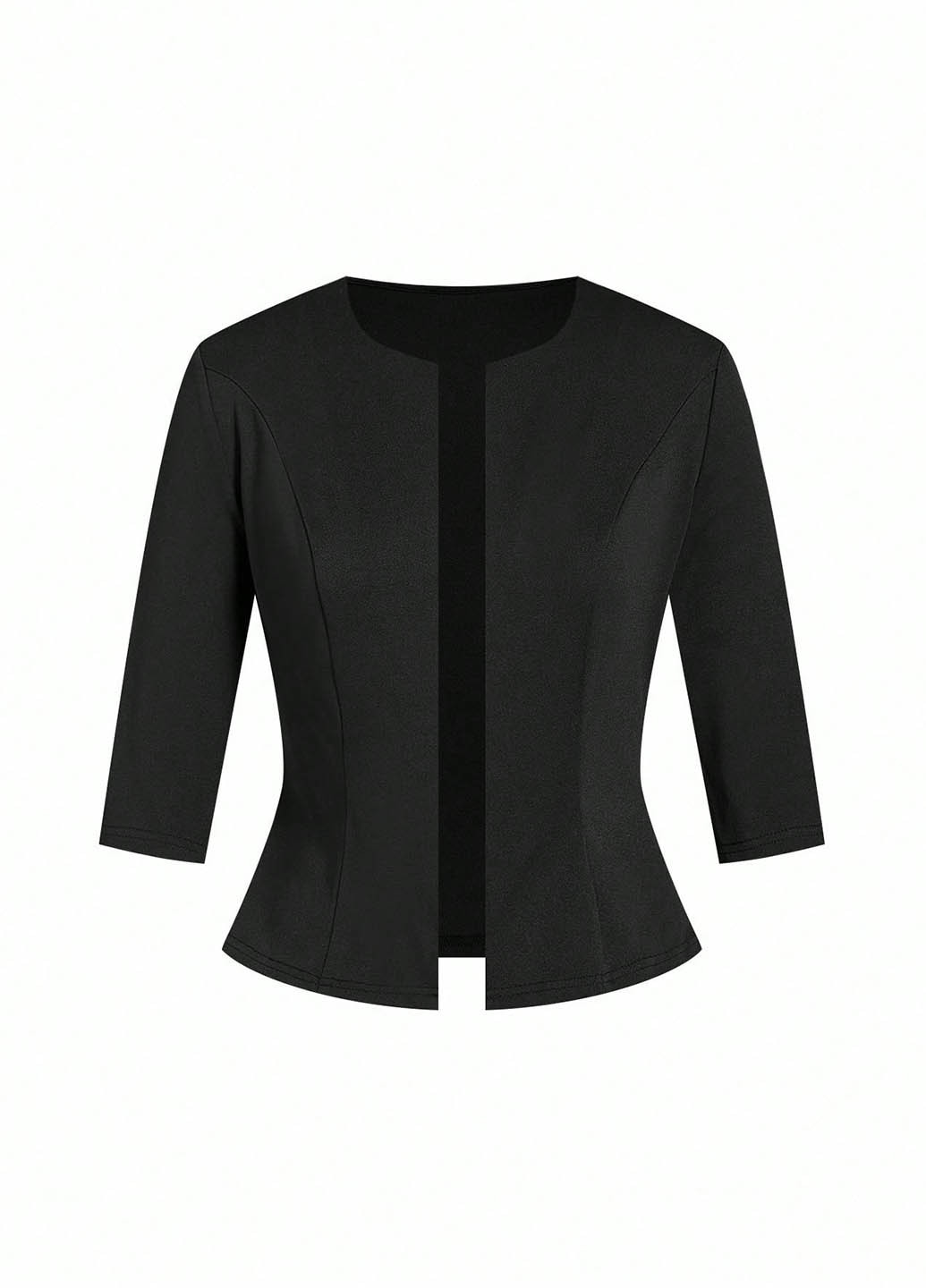 Чорно-білий демісезонний костюм (жакет, сукня) SHEIN