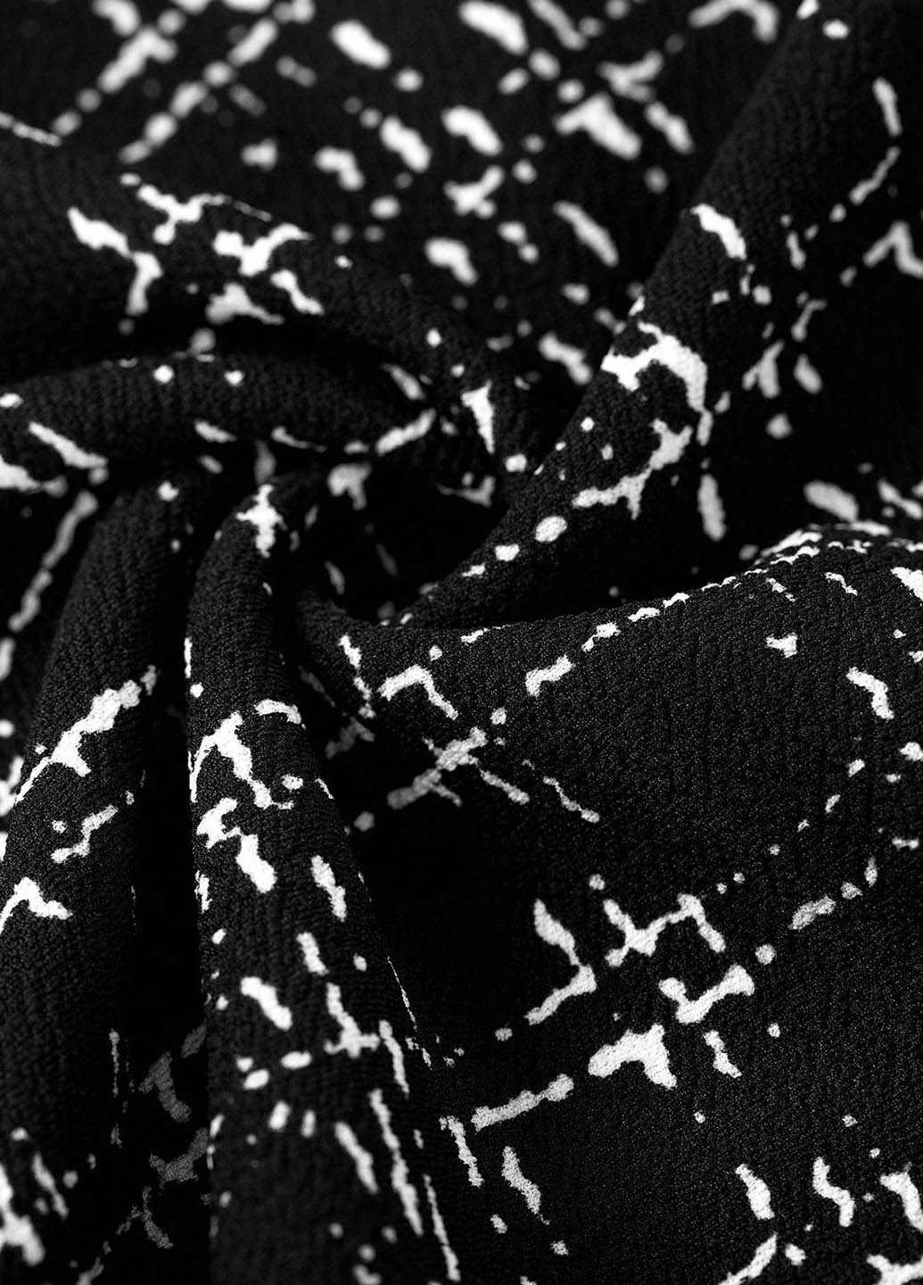 Чорно-білий демісезонний костюм (жакет, сукня) SHEIN