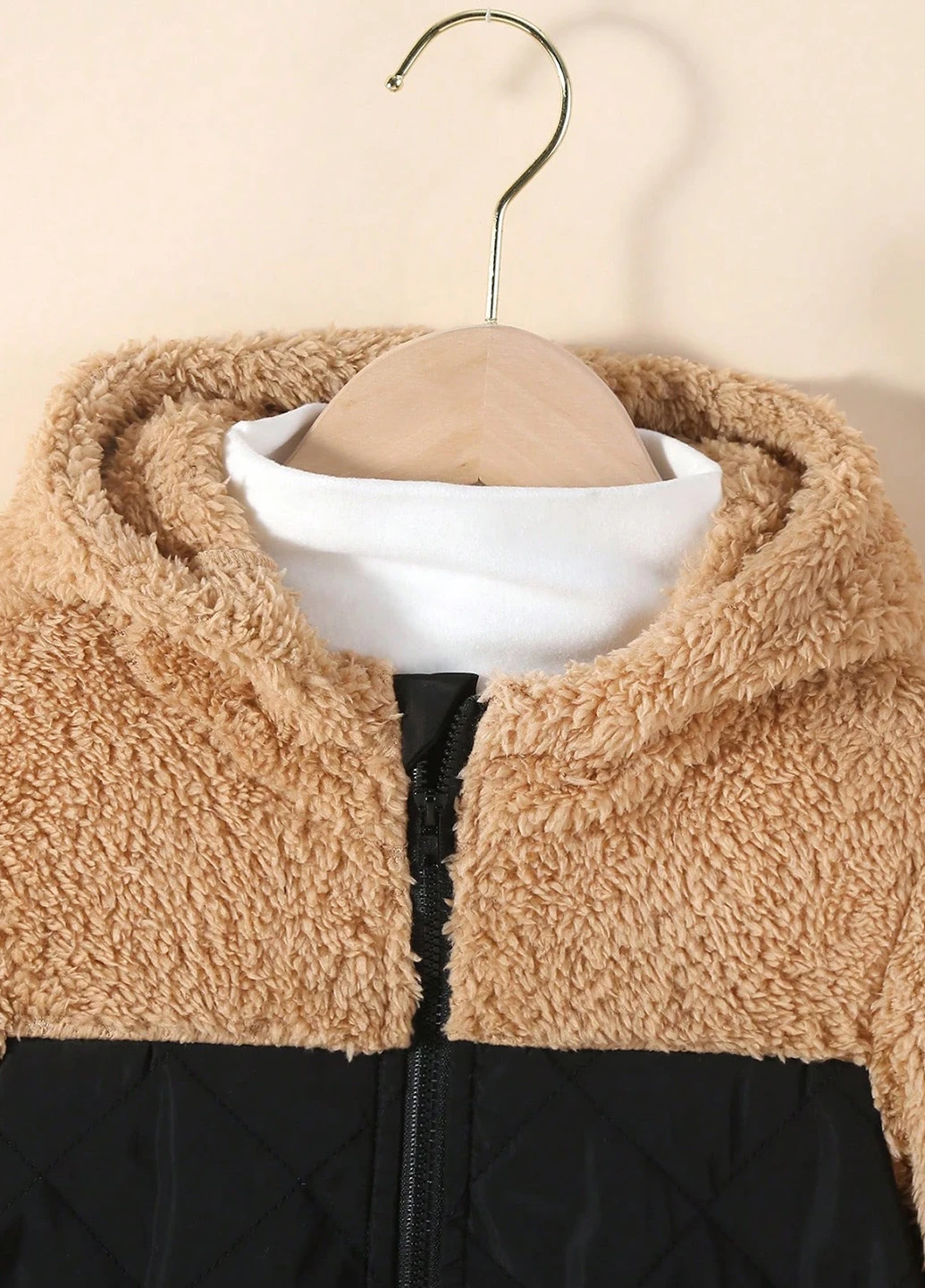 Комбинированная демисезонная куртка SHEIN