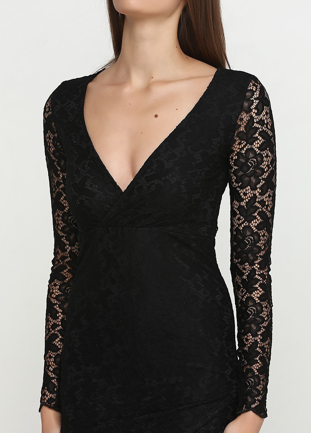 Чорна коктейльна сукня H&M однотонна