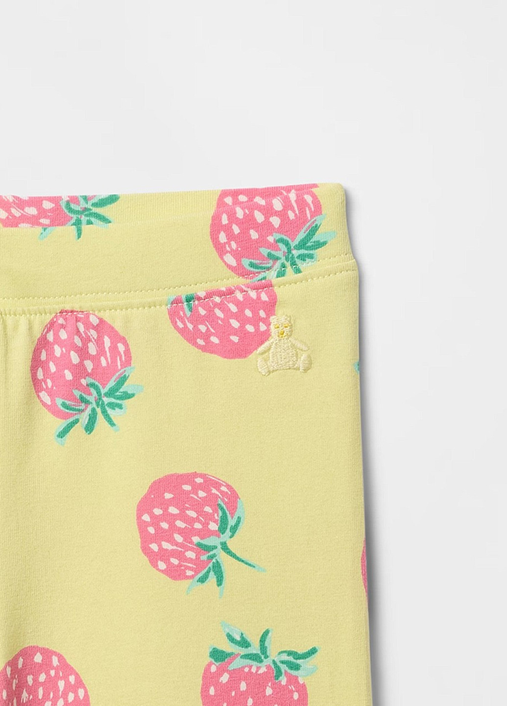 Жовтий літній комплект (футболка, шорти) Gap