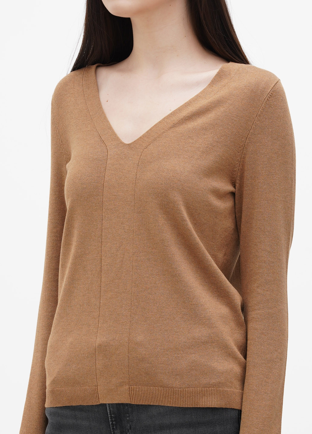 Светло-коричневый демисезонный пуловер пуловер S.Oliver
