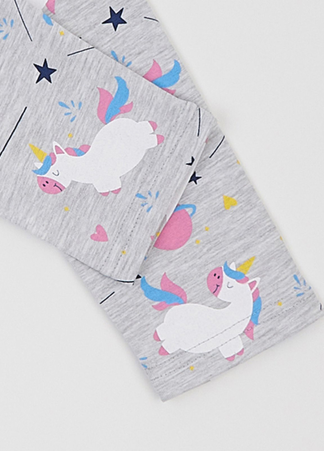 Серый демисезонный комплект (туника, леггинсы) Ляля