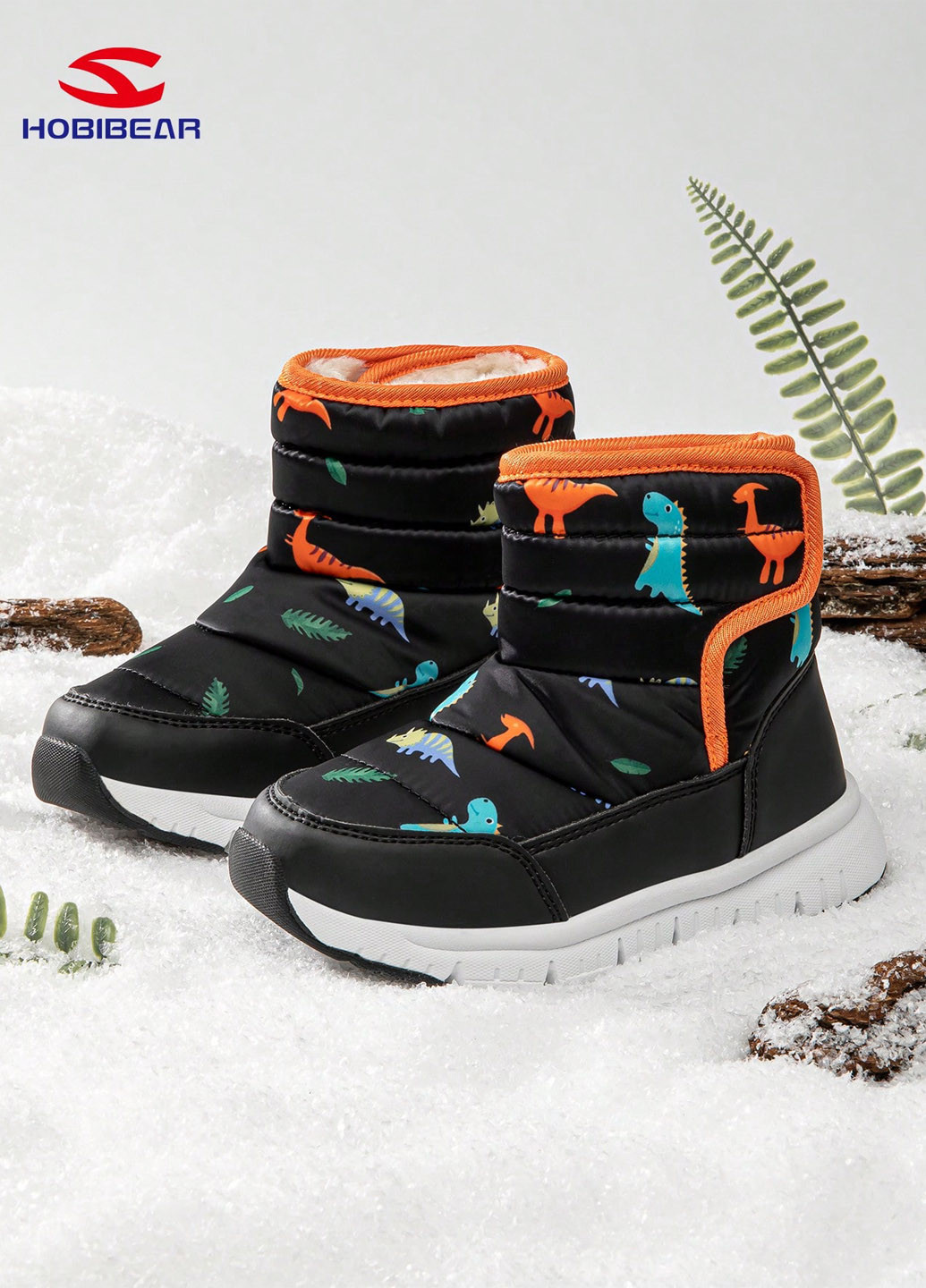 Черные дутики SHEIN на липучке