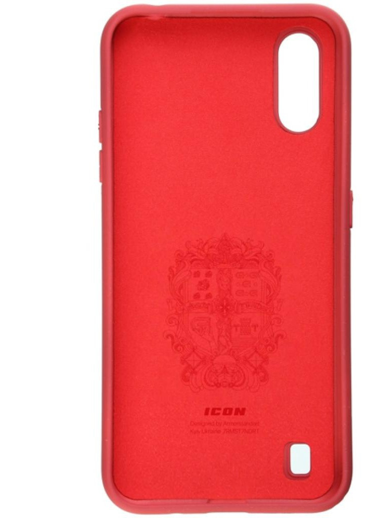 Чехол для мобильного телефона (смартфона) ICON Case Samsung A01 Red (ARM56330) ArmorStandart (201493283)