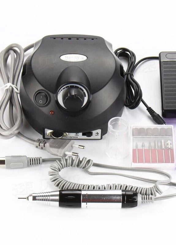 Фрезер для маникюра и педикюра DM-202 черный, 65 Вт Nail Drill (250044840)