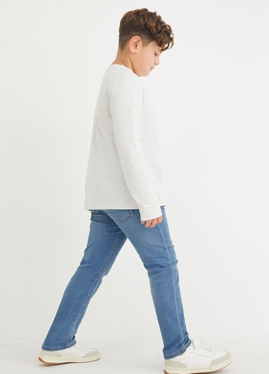 Комбинированные демисезонные скинни джинсы (2 шт.) C&A